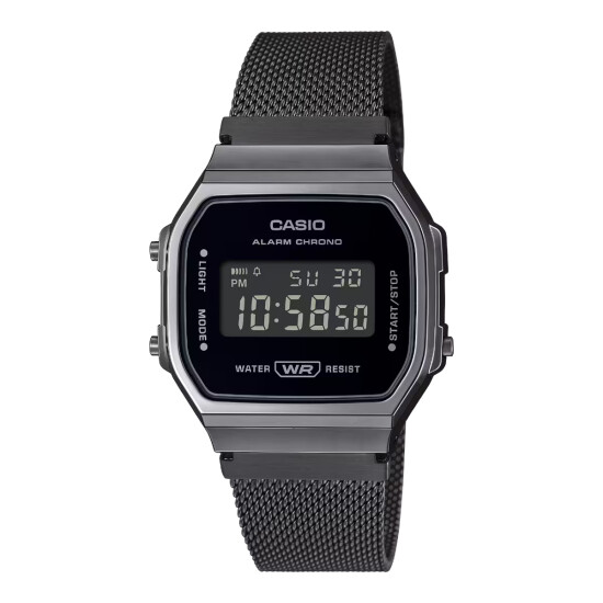 Reloj CASIO RETRO A168WEMB-1BDF Acero Negro Esfera 33mm 0