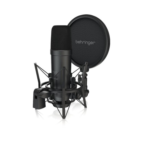 Microfono Behringer Tm1 Dark Edition Con Antipop, Cable Y Funda Microfono Behringer Tm1 Dark Edition Con Antipop, Cable Y Funda