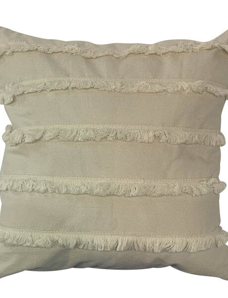 ALMOHADON 45x45CM FLECOS BLANCO/BEIGE ALMOHADON 45x45CM FLECOS BLANCO/BEIGE