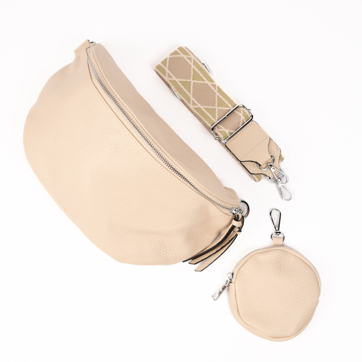 CARTERA KUNÁ BEIGE 