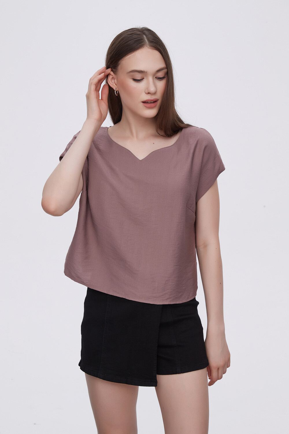 Blusa Elaisa Tostado