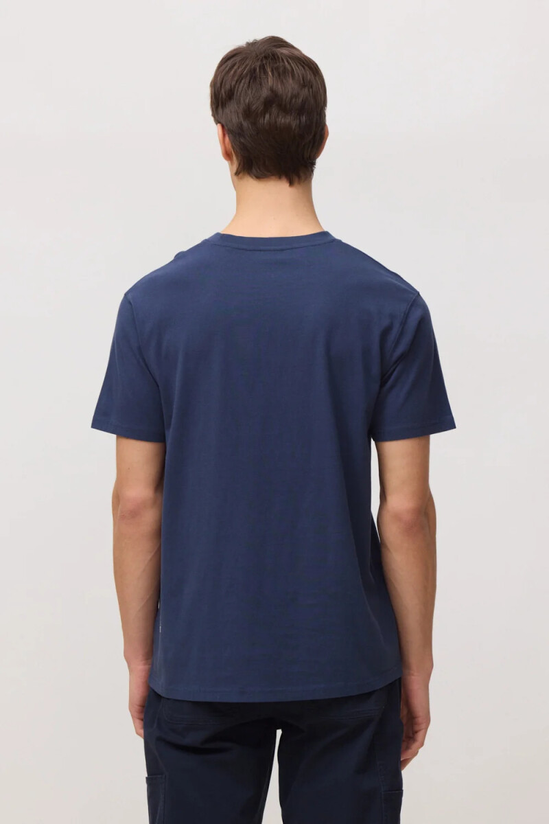 NAVY AMSTERDAM TEE Azul