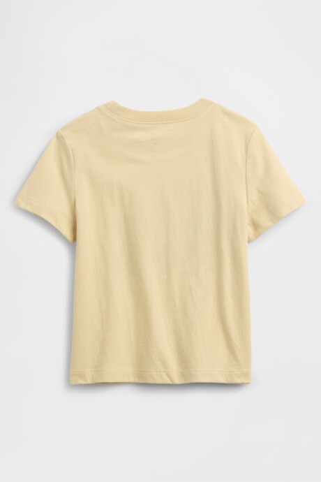 Remera Logo Gap Toddler Niño Light Cream