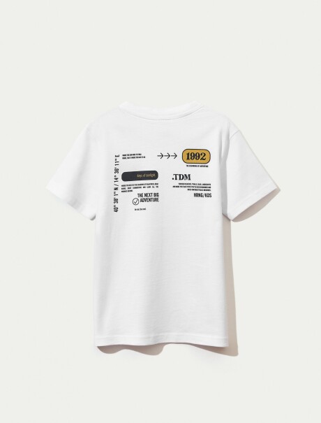 CAMISETA PARA NIÑO BLANCO