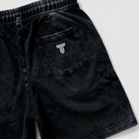 Short Bermuda Washed Tiffosi Unisex Negro