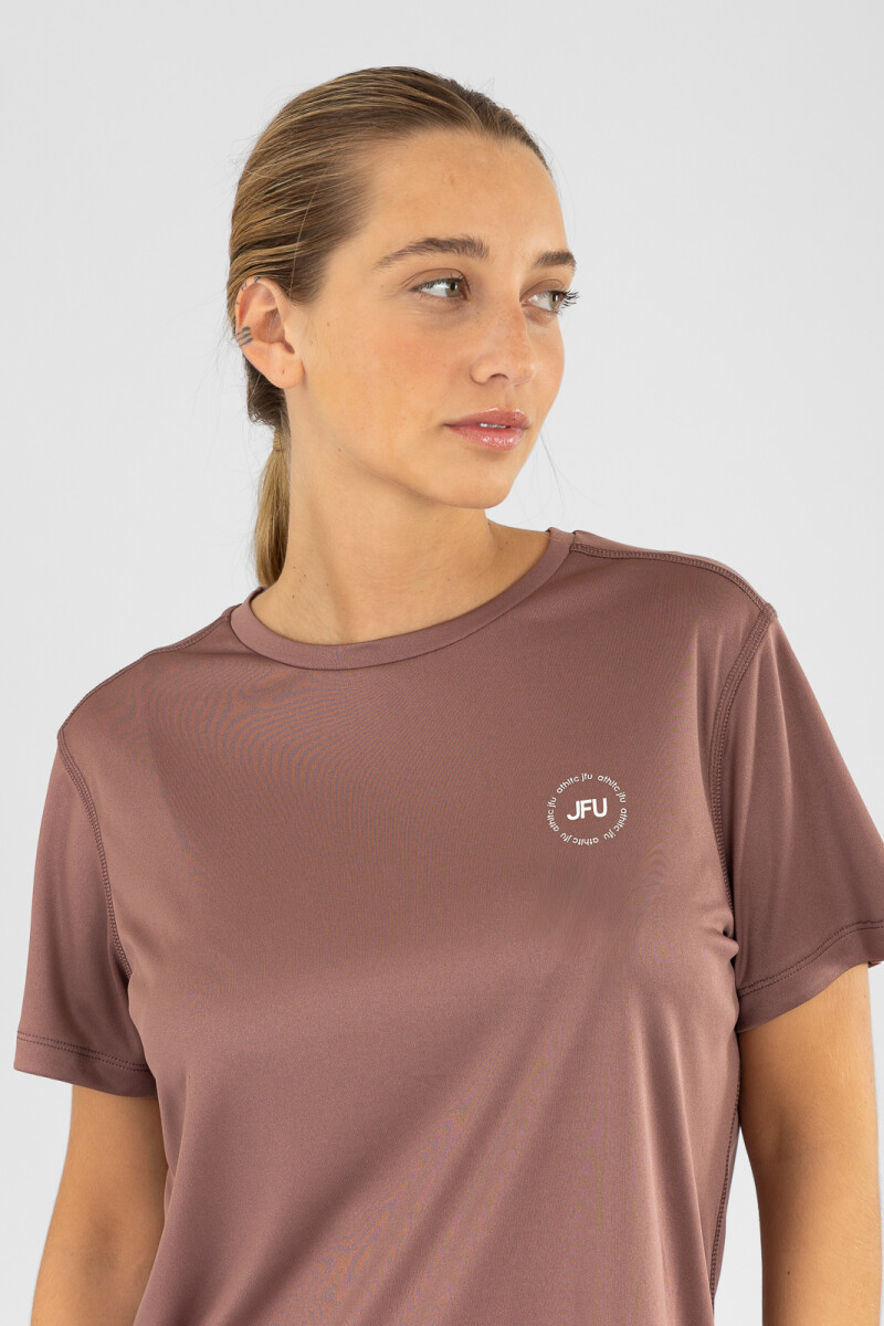 T shirt boxy Rosa antique