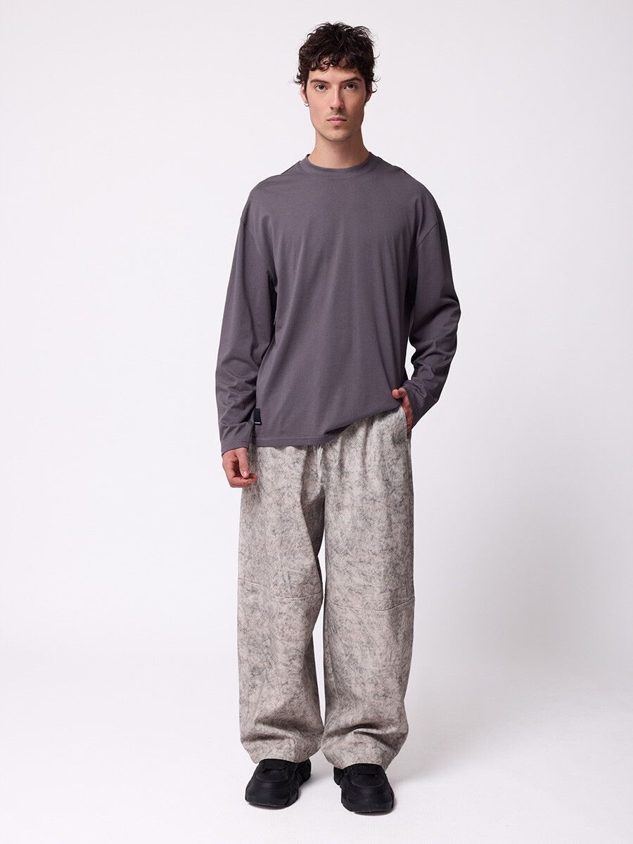 T-SHIRT M/L BRISOL DIXIE Gris Oscuro