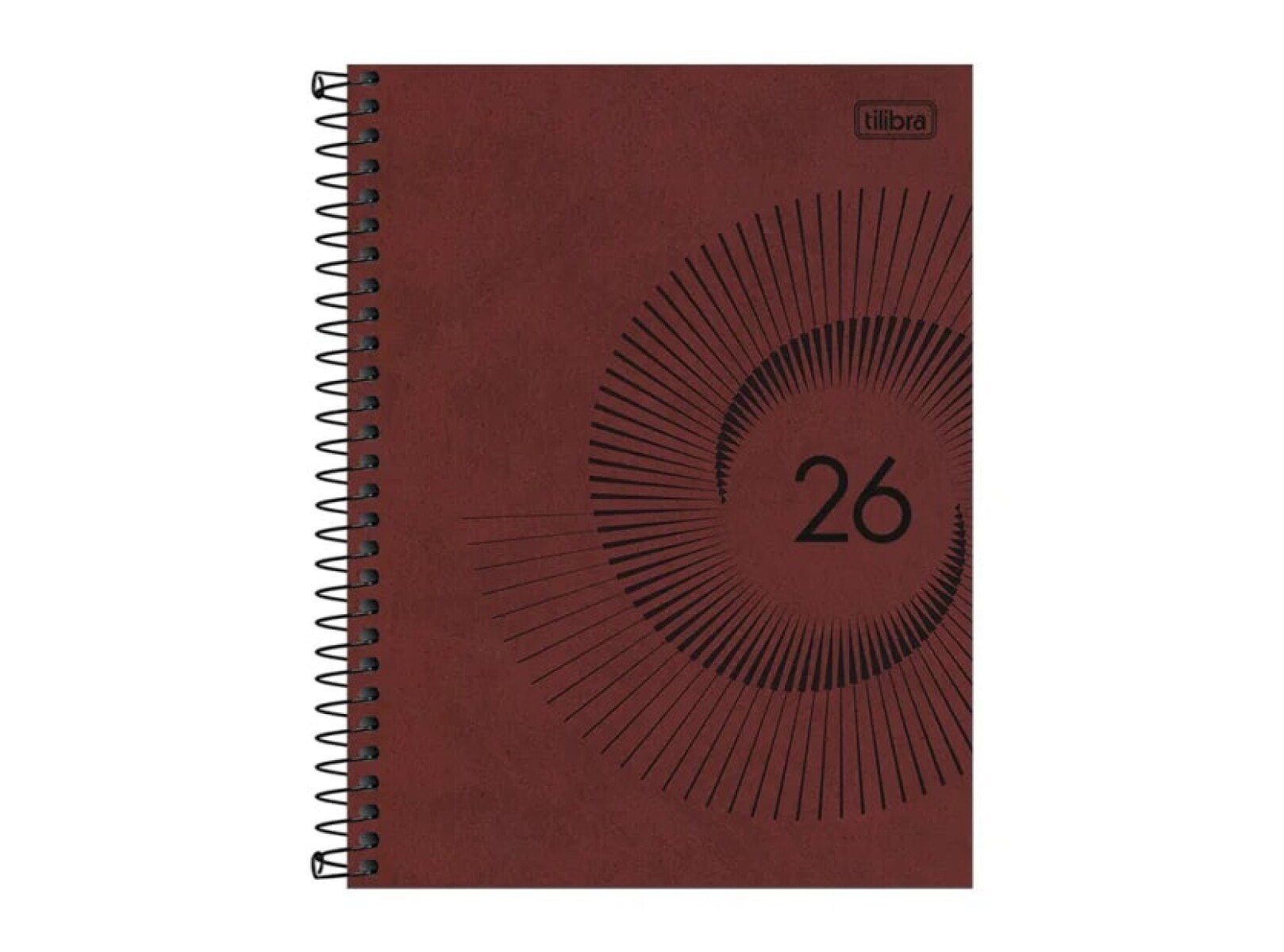 Agenda Tilibra 2026 Pratika Semanal - Rojo 