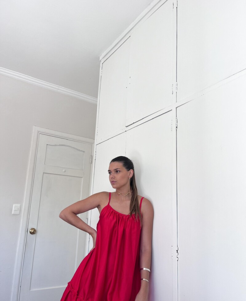 Vestido Mery rojo