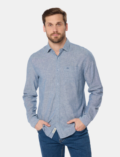 CAMISA DE LINO Denim