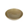 PLATO HONDO CERAMICA BEIGE 21X5.5CM Unica