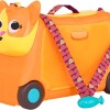 valija 2 en 1 buggy b toys gatito naranja