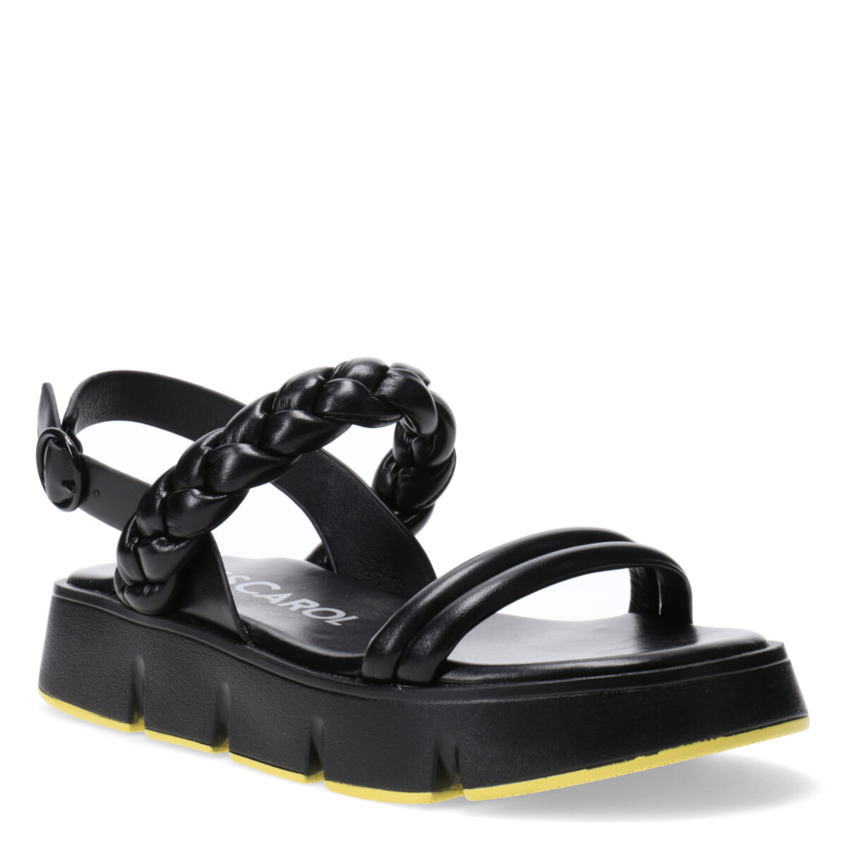 Sandalia de Mujer Miss Carol PIPI con tira trenzada MissCarol - Negro 