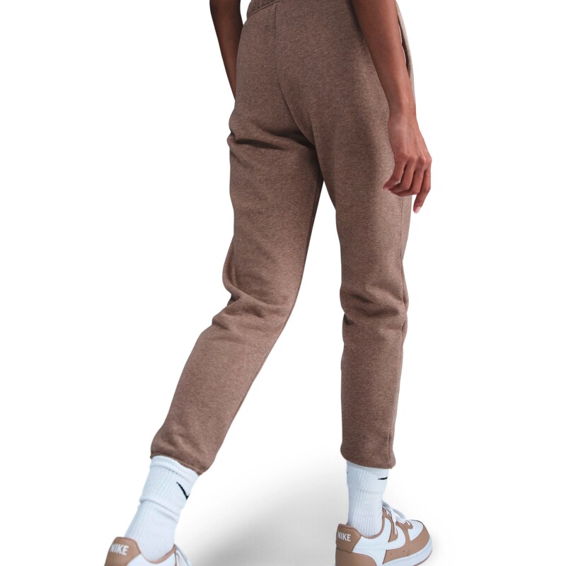 Pantalon Largo Nike Club Fleece Mid-Rise de Mujer Chocolate