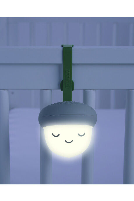 Arrullador portátil con luz, diseño bellota Sin color