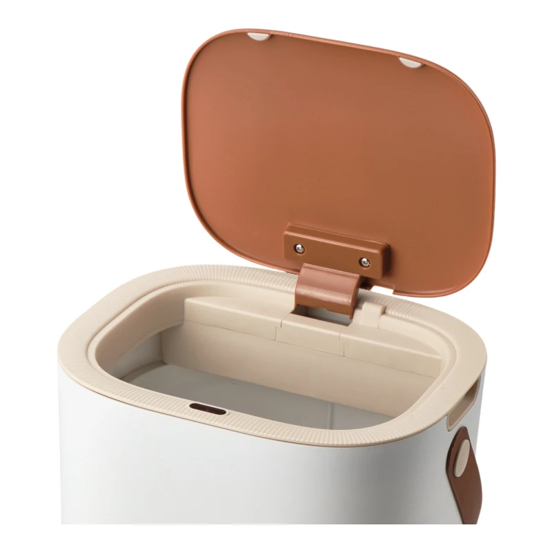Papelera Automatica Pilas Recargables Usb 16l Rosado