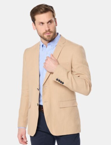 SACO DE LINO Beige