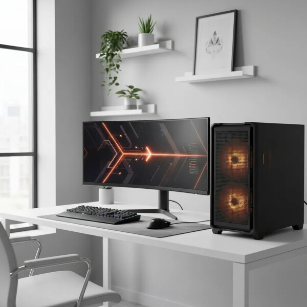 Gabinete Gamer Cougar Mx600 Rgb Full Tower 4 Fanes Argb NEGRO