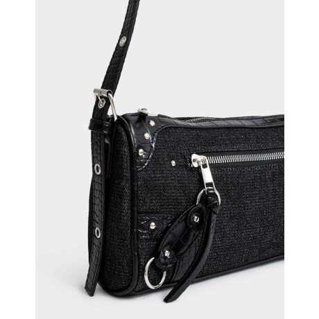 Bandolera Denim Negro
