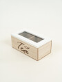 Caja Para Té Tea, 2 Separadores Color Unico