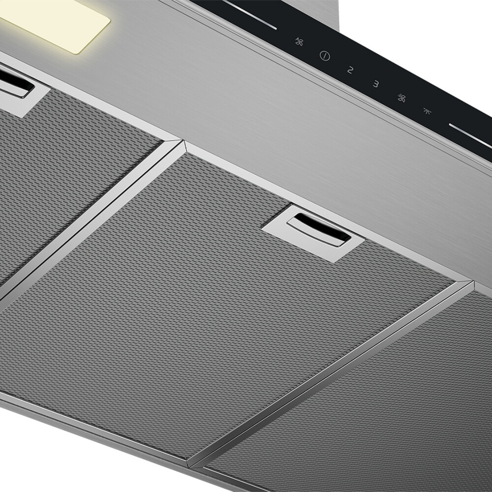 CAMPANA 90CM BEKO BHCB GRIS LED BHCB96641BBHS