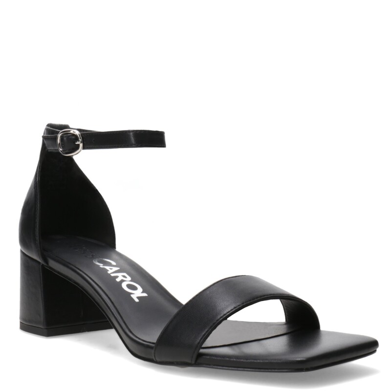 Sandalias de Mujer Miss Carol CLARAZ con taco Negro