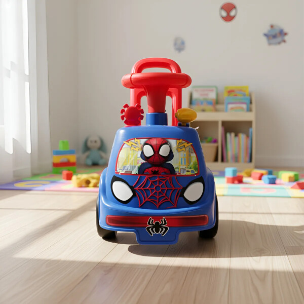 Buggie Spiderman Con Luz Y Sonido Disney 63933 BUGGIE SPIDEY C/LUZ Y SONIDO 63933