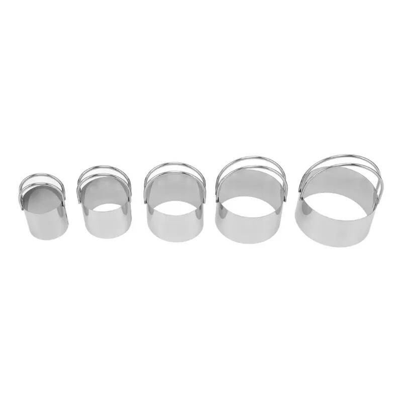 Jgo. de Cortantes borde filo liso 5 pzas. en acero inox F/DCS-05F Jgo. de Cortantes borde filo liso 5 pzas. en acero inox F/DCS-05F