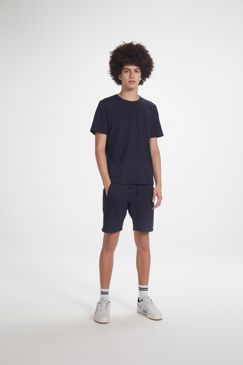 CAMISETA MM MASC - AZUL ESCURO 