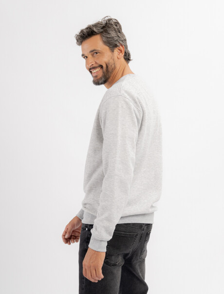 Buzo felpa Amir gris melange