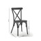 Silla Vienesa de Jardin NEGRO