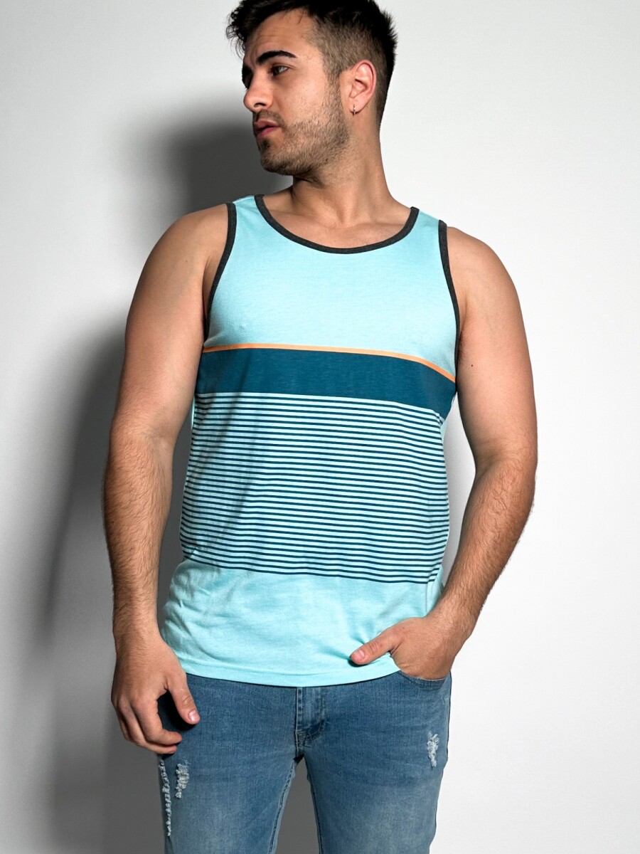 Musculosa Riku - Turquesa 