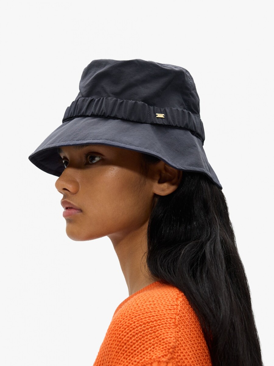 Sombrero Bucket De Nylon azul-marino