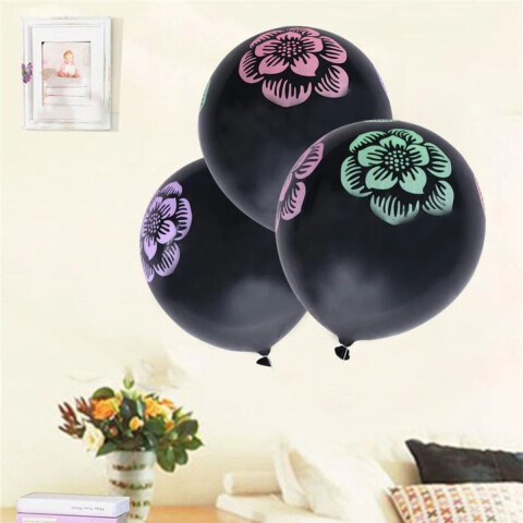 Globos X5 Tamaño R18 Fluo Flores
