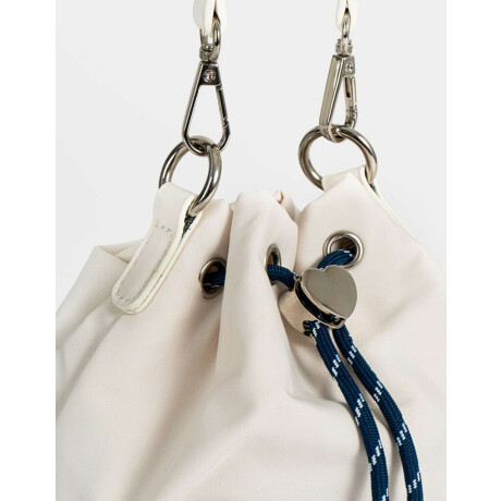 Cartera Mini Saca Deportiva Blanco Crudo