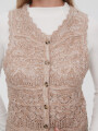 Chaleco Calia Beige Melange