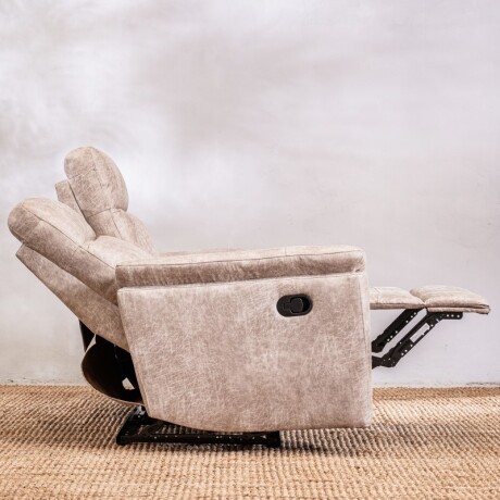 Sillón Reclinable Thomas 2 Cuerpos Beige