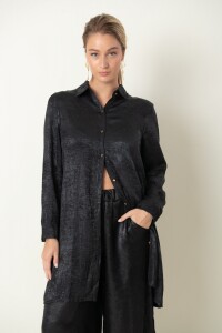 CAMISA PLATA Negro