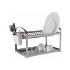 Escurridor de platos para 16 piezas Brinox en acero inox. Escurridor de platos para 16 piezas Brinox en acero inox.