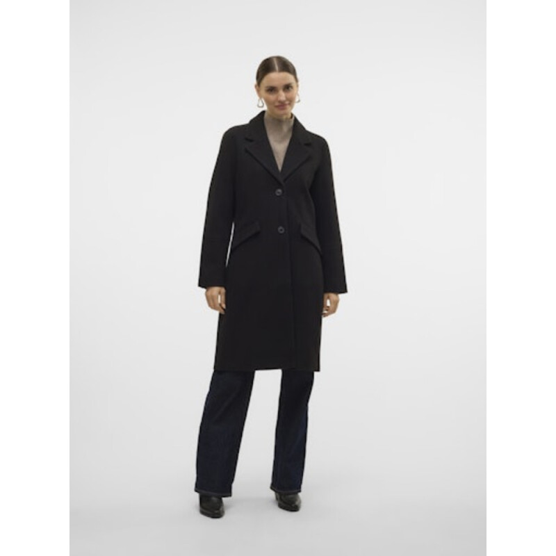 VMFORTUNESARA LONG COAT GA BOO BLACK