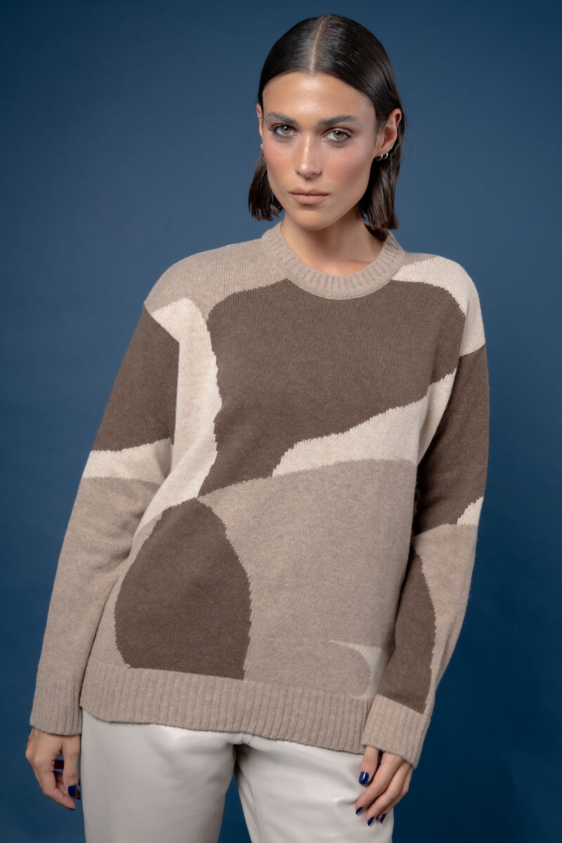 Buzo sierra Chocolate combinado