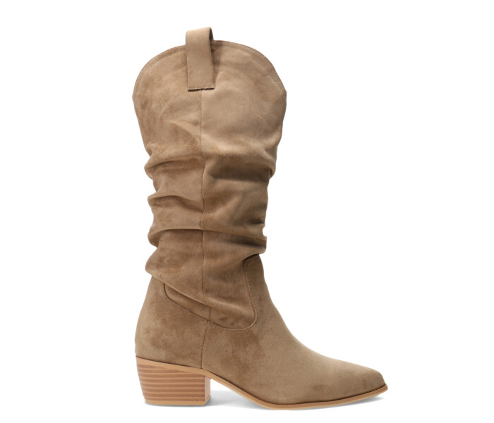 Botas DEGREE Bucaneras arrugadas Beige