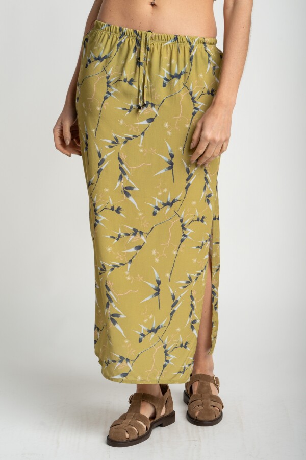 Falda Print Pistacho