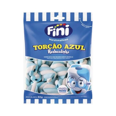 Marshmallow Fini 250 grs Torneado Azul