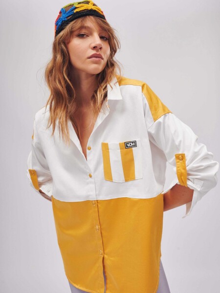 Camisa Tigre Combinada Lemon Camisa Tigre Combinada Lemon