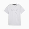 Performance Cat Tee M - Hombre Silver