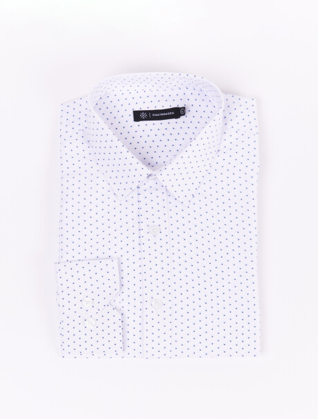 Camisa estampada blanco