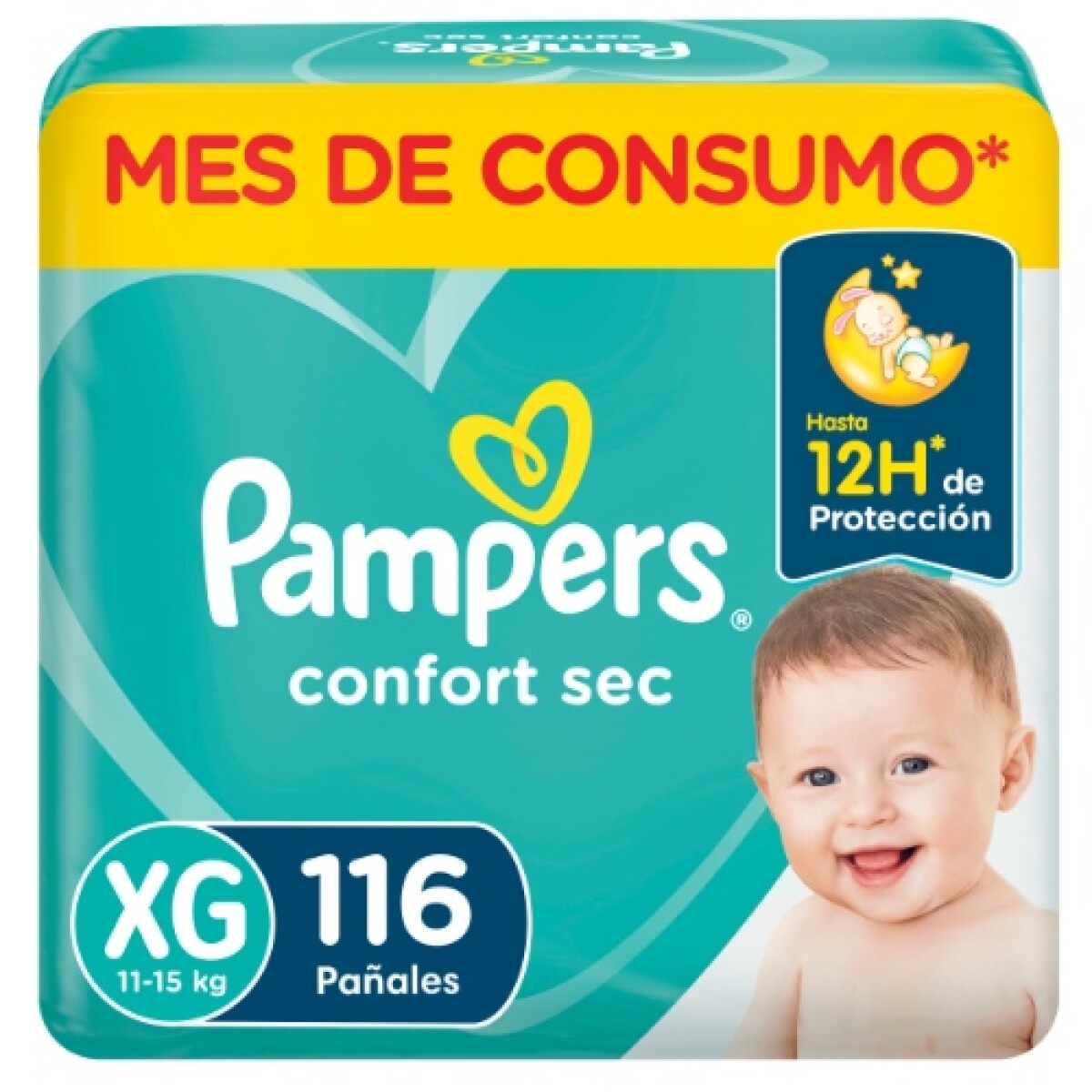 Paquetòn Pampers Confort Sec XG 