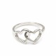 Anillo doble corazon entrelazado Anillo doble corazon entrelazado