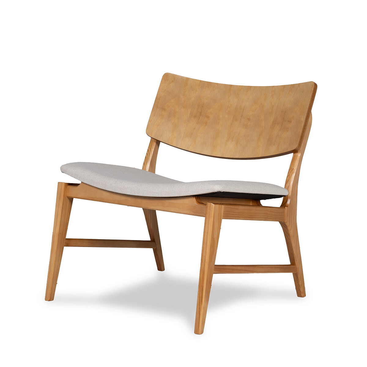 Butaca Zoe - Cedro - Tela Rústica - Rustico beige (4F) 